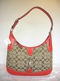 COACH Hamptons Signature #13069 Large Hobo HandBag Coral Picture