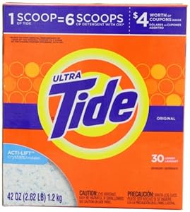 Tide Ultra Laundry Detergent Powder, Original Scent, 42 Ounce