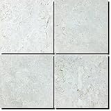 【工場直販】シルバークラウド大理石 本磨きタイル 406ｍｍ角×12ｍｍ BSR-2002 (4枚セット　0.66㎡)