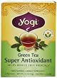 Yogi Green Tea Super Antioxidant, Herbal Tea Supplement, 16-Count Tea Bags (Pack of 6)