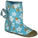 Garage Shoes - Lilly - Women's Flat Boot - Blue & White Size 5 UK