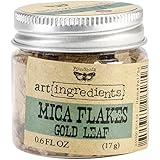 Creative Converting Finnabair Art Ingredients Mica Flakes, 1 oz, Gold Leaf
