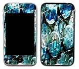 Wet Metal Design Decal Protective Skin Sticker for Apple iPhone 3G