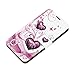 Galaxy S5 Case, Tradekmk(TM) Ultra-thin Pink Stereoscopic Love Shape Design Stand Wallet Leather Case Protector Fit For Samsung Galaxy S5 i9600,with Credit Cards Slots,Stylus Pen,Screen Protector and Cleaning Cloth