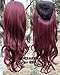Simpleyourstyle 16colors 3/4 Half Hair Extensions Body Wave Wigs,Synthetic Hair Extensions,wig Stand Gift Heat Resistant Brown Blonde Clip in Hair Extensions U Pick 200g