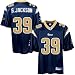 Reebok NFL Equipment St. Louis Rams #39 Steven Jackson Navy Youth Replica Football Jersey Image of Reebok NFL Equipment St. Louis Rams #39 Steven Jackson Navy Youth Replica Football Jersey