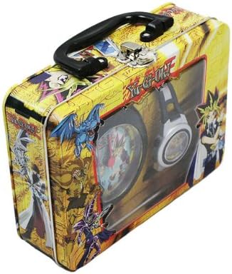 NEW!!!!!! Yu gi Oh Wrist Watch Alarm Clock in Decorated Tin Box
