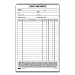TOPS 30041 Daily Employee Time And Job Sheet, 6 X 9-1/2, 2 Pads/Pack, 100 Sheets Per Pad