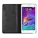 Samsung Galaxy Note 4 Case - Exact Samsung Galaxy Note 4 Case [BillFOLD Series] - PU Leather Wallet Flip Cover Case for Samsung Galaxy Note 4 (SM-N910S / SM-N910C) Black