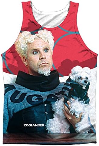 Zoolander Mugatu Mens Sublimation Tank Top Shirt 3X WHITE