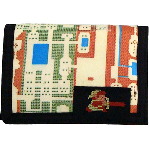 Nintendo Legend of Zelda Map Fabric Wallet