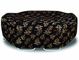 IMAGE OF Two Dogs Designs, 110 Oval/Rect Table Cover,  Banana Leaves