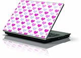 Skinit Protective Skin (Fits Latest Generic 15 Laptop/Netbook/Notebook); Pink Pashion Hearts