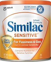 Similac Sensitive Advance Infant Formula with Iron, Powder, 12.6-Ounces (Pack of 6) (Packaging May Vary)
From Similac
