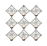 Metal Votive holder Wall Decor 24x24