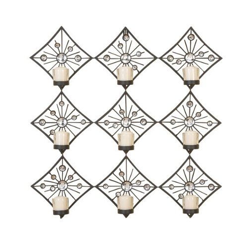 Metal Votive holder Wall Decor 24x24