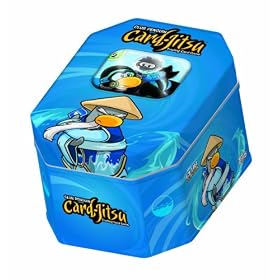 Club Penguin Water Window Tin Card Game