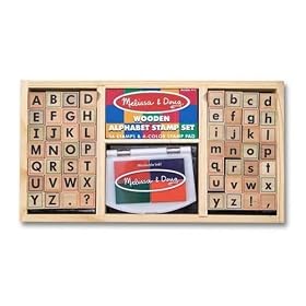 Melissa & Doug - Alphabet Stamp Set