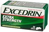 Search : Excedrin Extra Strength Pain Reliever, 50-Count Caplets (Pack of 2)