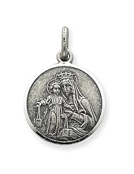 Sterling Silver Our Lady of Mount Carmel Medal