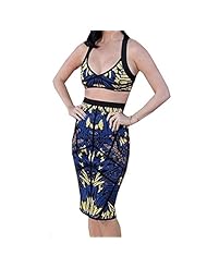 Sexy Polyester/Spandex Bandeau Neck Paisley Club Dress 