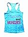 Muscles and Mascara Womens Racerback Burnout Tank Top Running Working Out Shirt