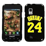 SAMSUNG GALAXY S FASCINATE I500 LOS ANGELES LAKERS YELLOW KOBE BRYANT #24 BLACK HARD CASE COVER
