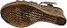 Refresh GRITA-04 Women's Beaded Platform Ankle Strap Cork Wedge Heel Sandal