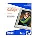Epson Ultra Premium Photo Paper Glossy, Letter, 8.5 x 11, 25 Sheets (S042182)
