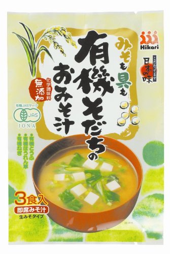 ひかり 有機そだちのおみそ汁 3食 (4入り)