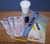 TDS Meter Test Set 139 with calibration solution