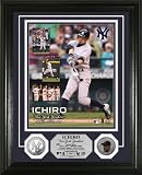 イチロー フォトプラーク ニューヨーク・ヤンキース・デビュー記念(MLBフォト) (Ichiro Yankees Debut Silver Coin Photomint)