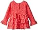 Nannette Little Girls' 2 Piece Fashion Knit Pant Set with Lace Novelty Pullover