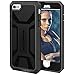 iPhone 6 PLUS 6S PLUS Case with Built-in Screen Protector [Outdoor Series] (Encased® Lifetime Warranty) **New 2016 Release** (Jet Black)