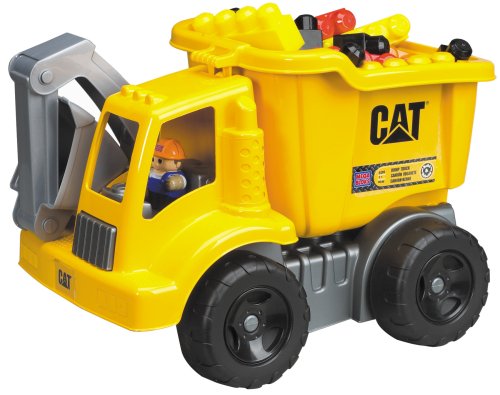 Childrens Toyshop  Toys : Mega Bloks  CAT Large Vehicle Dump Truck