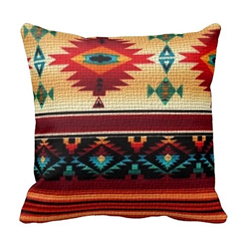Southwestern Throw Pillow Cover Fashion Home Decorative Pillowcase Cotton Polyester Pillow Cover