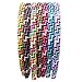 Candygirl 1cm Headbands with Aztec Flower Star Bow Fabric Covered Value Pack (aztec)
