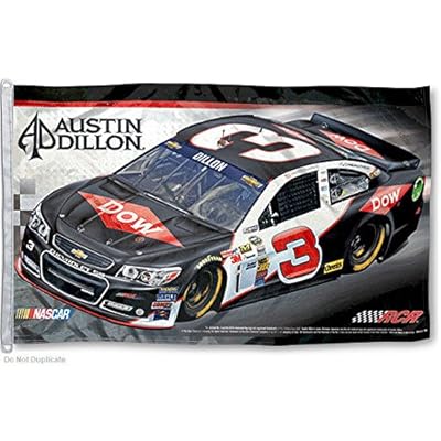 Austin Dillon 3 3x5 NASCAR Driver House Flag Banner