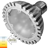 ecoBrites Hi Brites 7x1w Hi Performance LED light (replacing 60w incandescent/halogen bulbs). Natural White (3100k) Light Output in 120 Degree Wide Angle Flood Beam Spread with Diffuser. Standard PAR30 / R30. Designed for Recessed Downlights, Spotlights, Track Lights & Floodlights (replacement or retrofit of Incandescent, Halogen, Fluorescent & CFL Bulbs). Free Shipping and Handling within the continental USA. * Caution: this is not a dimmable model Please use ecoBrites dimmable models if you are using dimmer switch. 51mlM9%2BBhzL. SL160 ecoBrites Hi Brites 7x1w Hi Performance LED light (replacing 60w incandescent/halogen bulbs). Natural White (3100k) Light Output in 120 Degree Wide Angle Flood Beam Spread with Diffuser. Standard PAR30 / R30. Designed for Recessed Downlights, Spotlights, Track Lights & Floodlights (replacement or retrofit of Incandescent, Halogen, Fluorescent & CFL Bulbs). Free Shipping and Handling within the continental USA. * Caution: this is not a dimmable model Please use ecoBrites dimmable models if you are using dimmer switch.