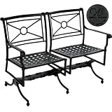 Windham Castings Windsor Independent Spring Settee Frame Only, Black