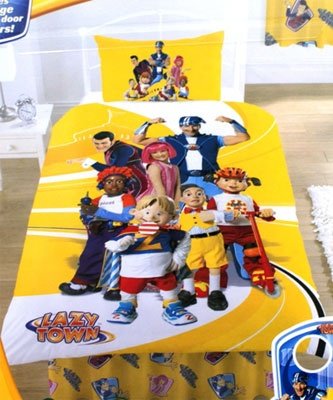 Childrens/Kids Lazy Town Bedding Duvet Cover Set (Single Bed)