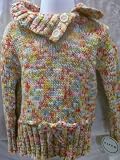Baby Girl 2t Rainbow Multi Color Sweater Outer Wear