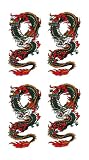 祭化粧　R088　4点昇り龍（17.5cm x 10cm）