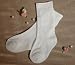 White Knit Knee High Sock - Small