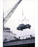 Photographic Prints of Car being loaded onto a ferry from Mary Evans Photographic Prints of Car being loaded onto a ferry from Mary Evans