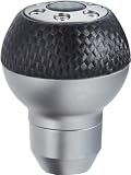 Pilot Automotive PM-120E Motorsport Nickel with Black Leather Manual Shift Knob