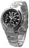 Seiko watch SNN021 Stainless Steel Chronograph Black Dial Mens Watch