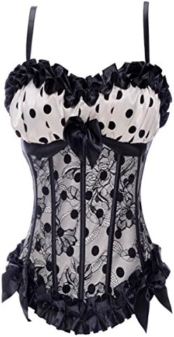 Affelia Women's Sexy Lingerie Waist Training Cincher Shapewear Corsets Color Beige Size XL