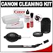 Canon Optical Lens and Digital SLR Camera Cleaning Kit with Brush, Microfiber Cloth, Fluid & Tissue + Blower + Lenspen Sensor Filter Cleaner for EOS 1Ds, 1Ds Mark II, III, IV, 50D, 60D, 5D, 7D, Rebel XS, XSi, T1i, T2i, T3 & T3i