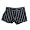 Dinky Souvenir by Gold Rush Outfitters - Girls Striped Shorts, Navy, White (Size 2)